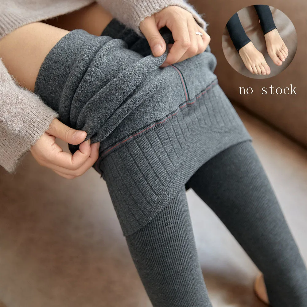 High Waist Winter Warm Stretch Leggings