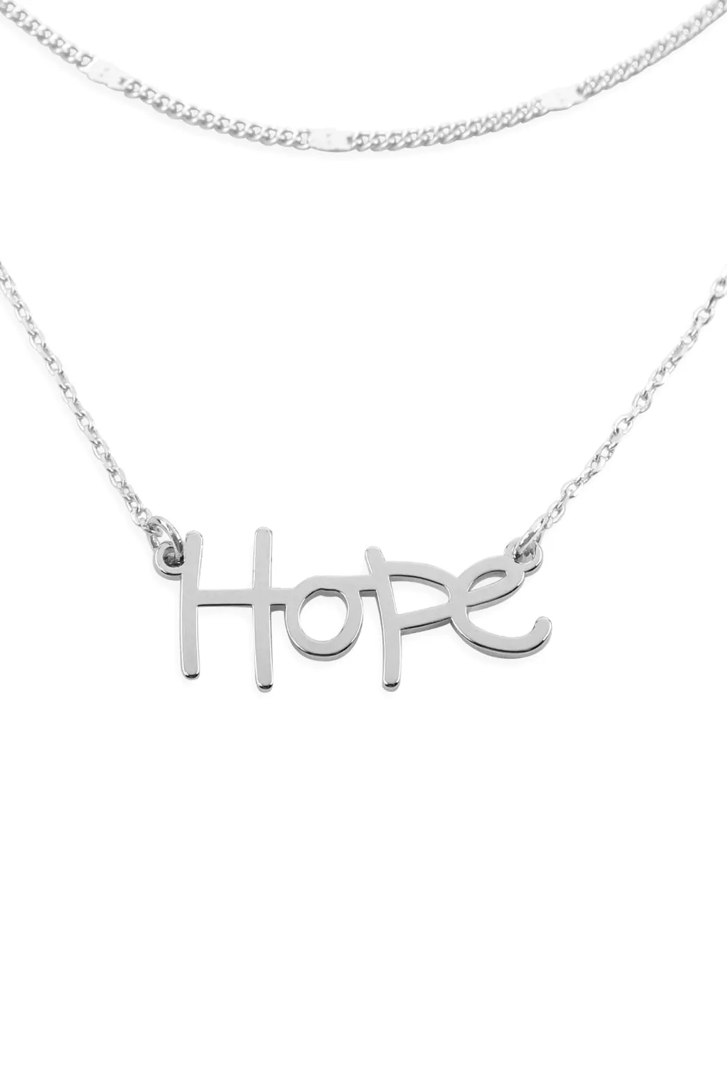 HOPE 2 LAYER NECKLACE