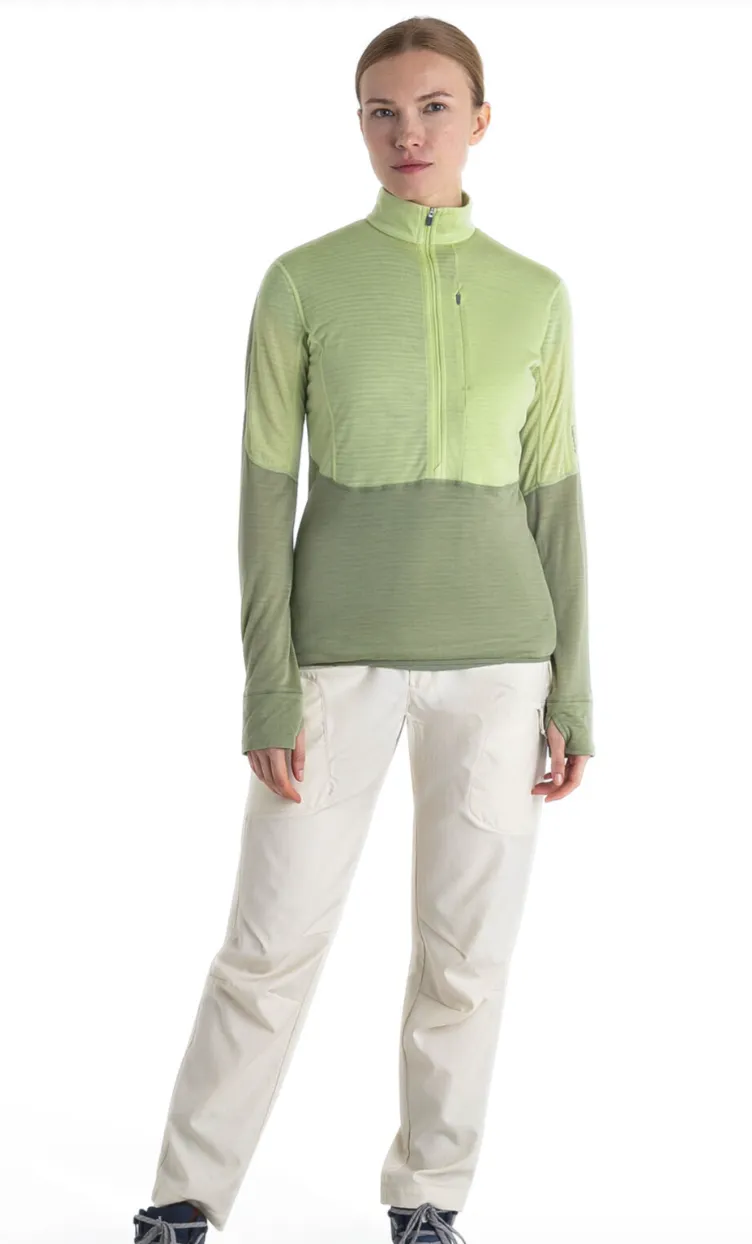 Icebreaker Wmns 200 RealFleece Descender LS Half Zip