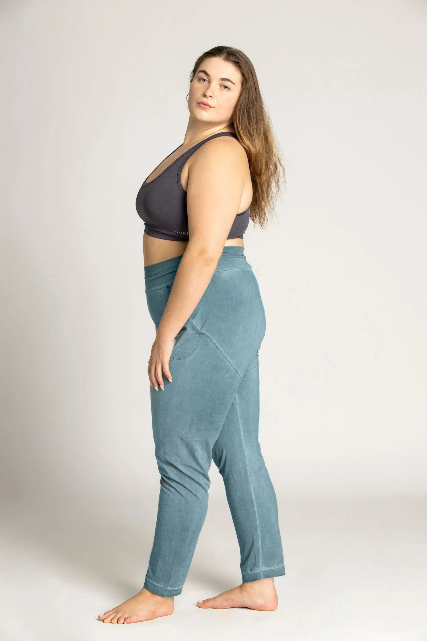 I'mPerfect Stonewash Unisex Slouchy Yoga Pants 25%off