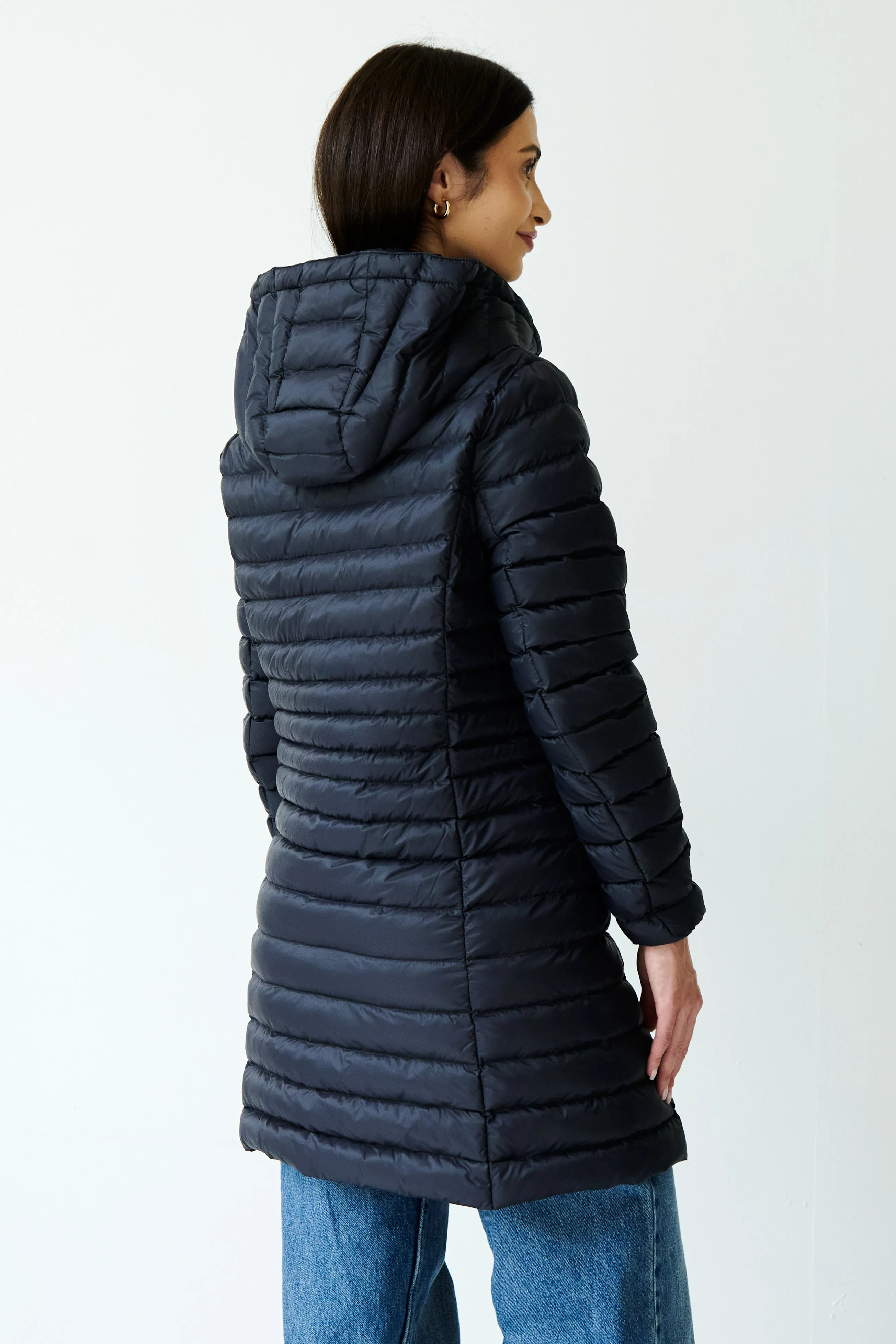 Julie Vegan Down Coat | Black