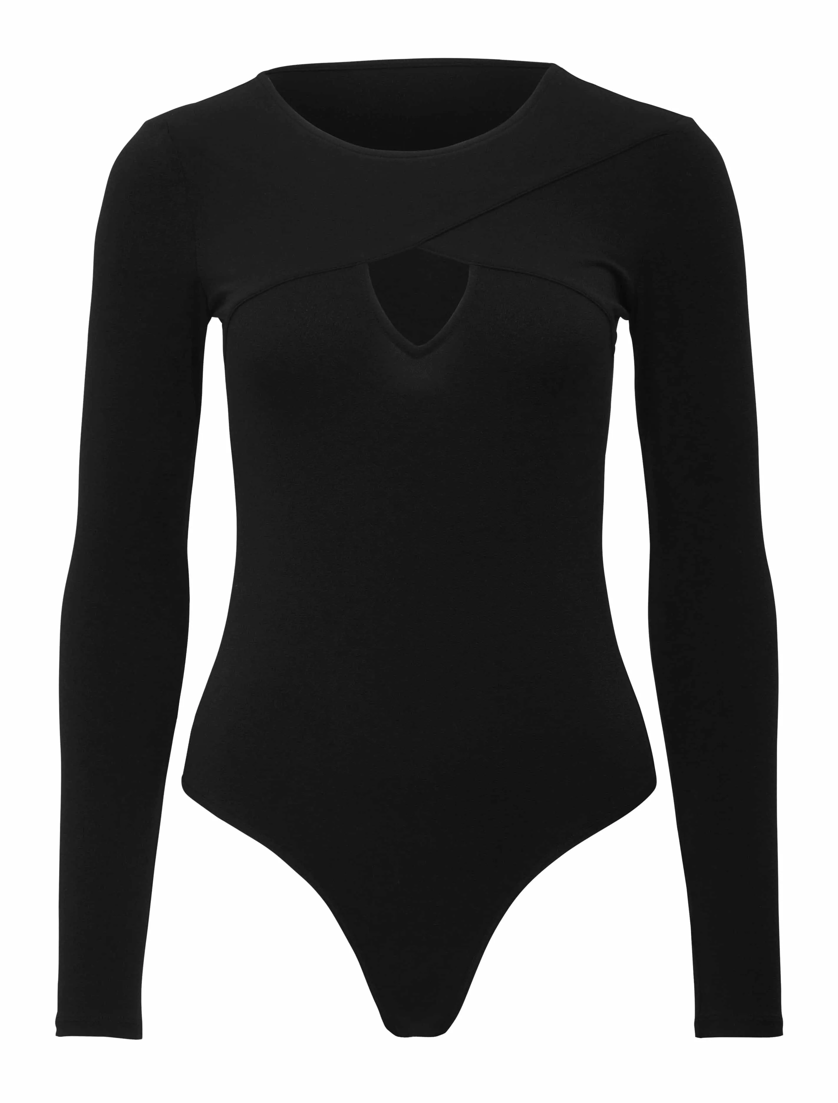 Karen Wrap Keyhole Bodysuit