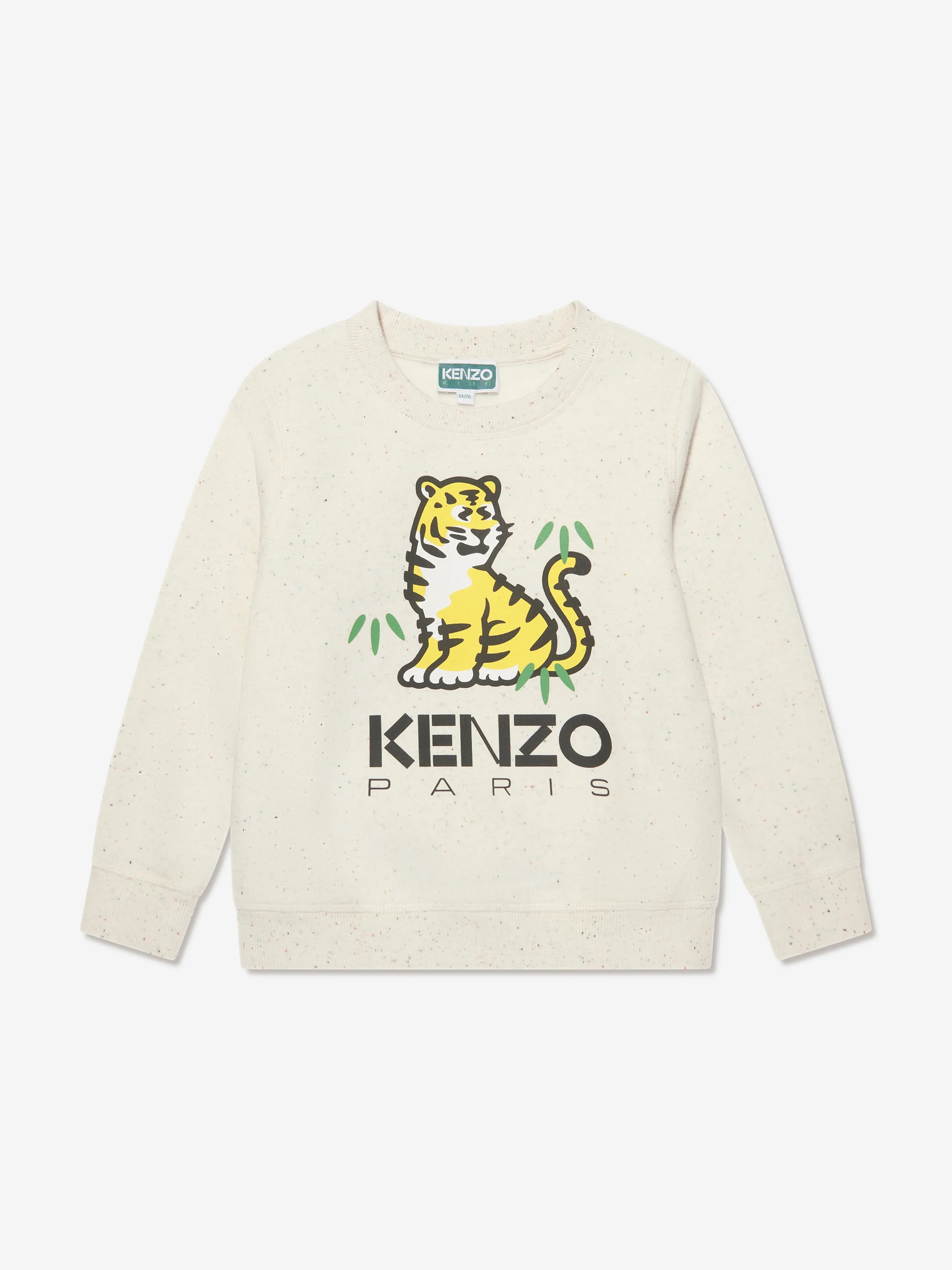 KENZO Kids Kotora Print Sweatshirt in Beige