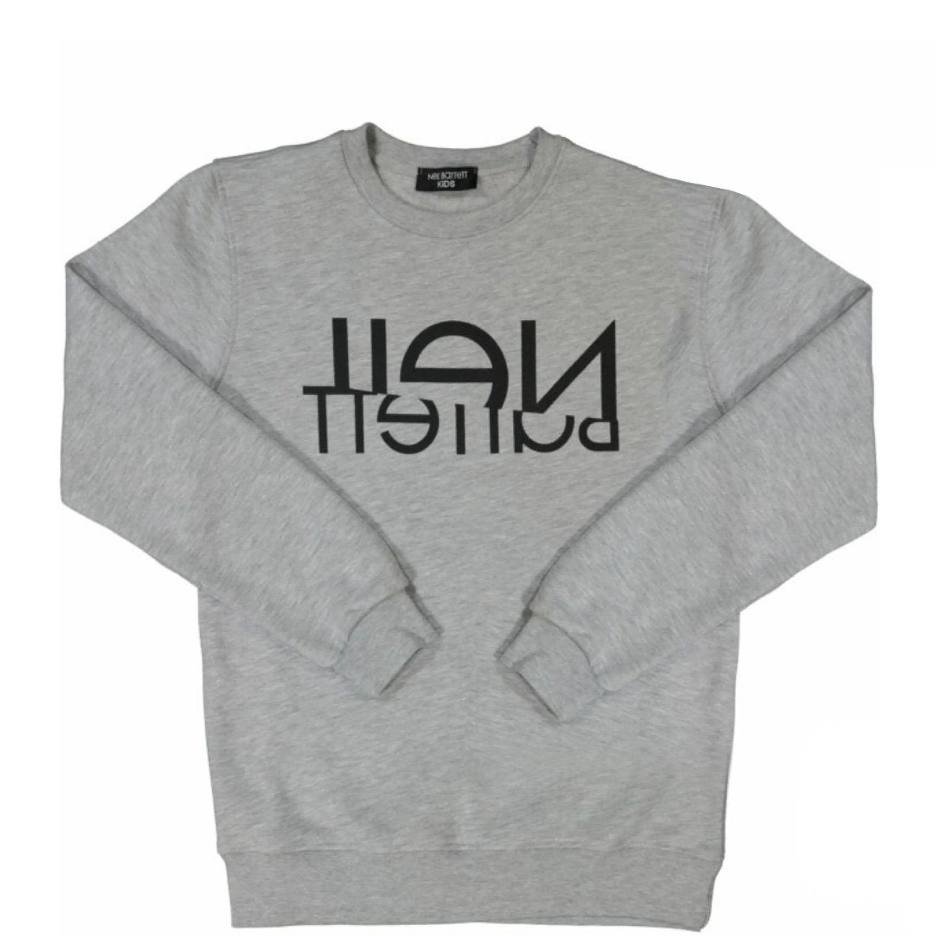 Kids Neil Barrett Grey Logo Sweatshirt