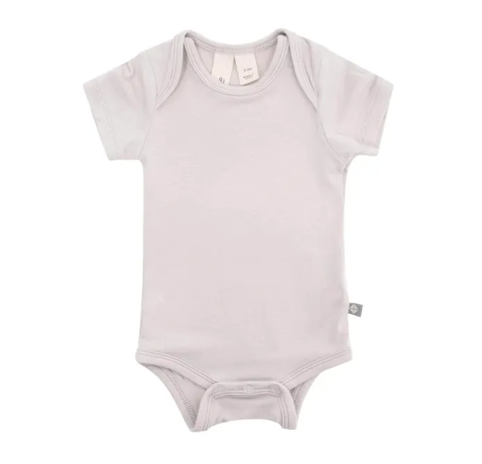 Kyte Short Sleeve Bodysuit in Oat