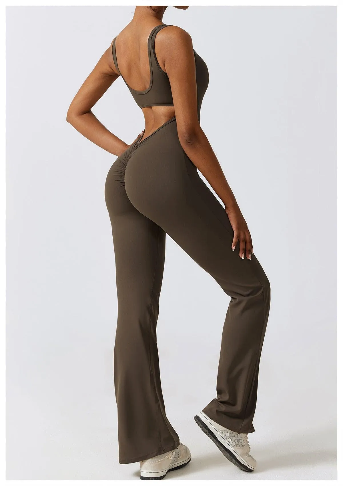 Limitless Flared V-sculpt Jumpsuit