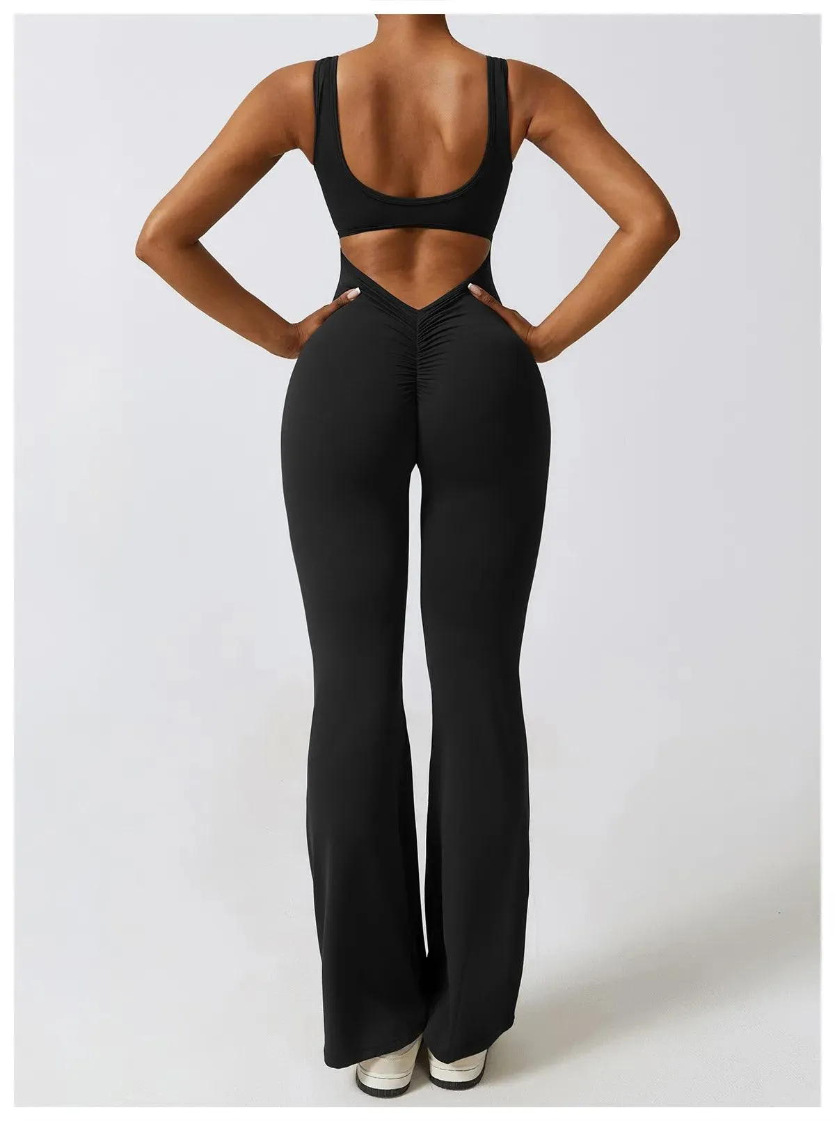 Limitless Flared V-sculpt Jumpsuit