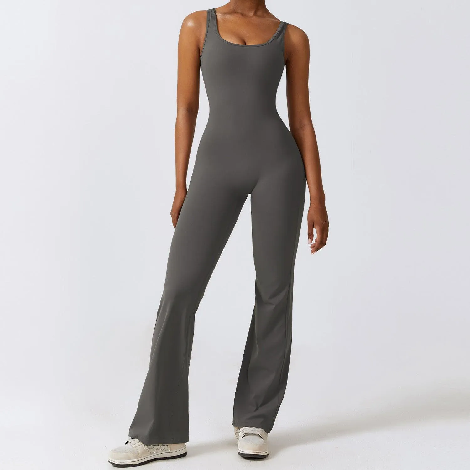 Limitless Flared V-sculpt Jumpsuit