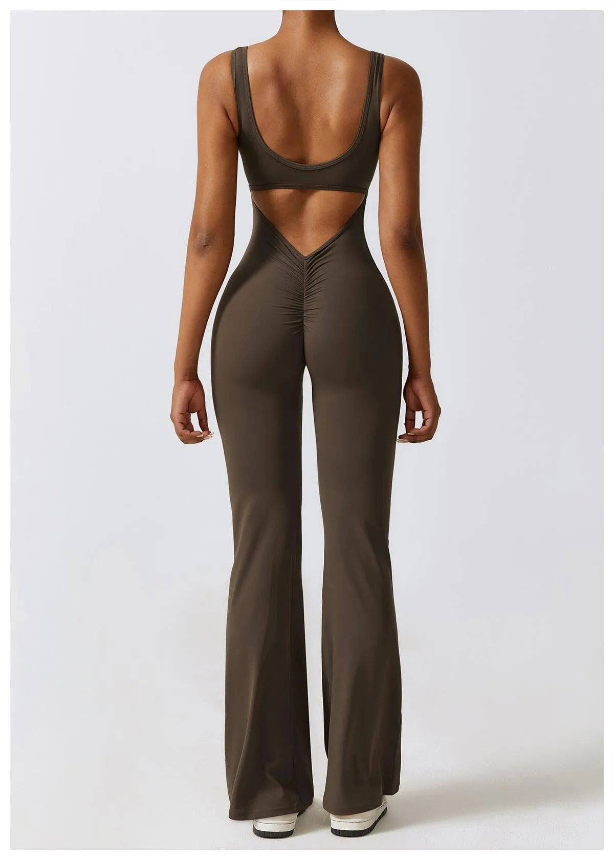 Limitless Flared V-sculpt Jumpsuit