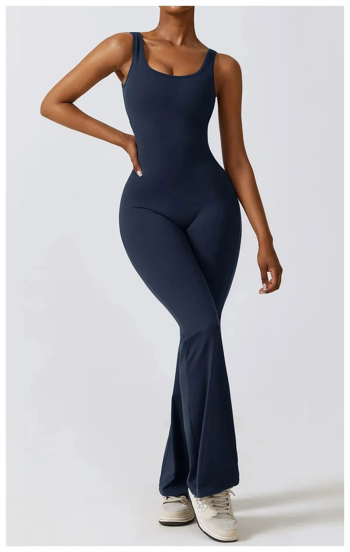 Limitless Flared V-sculpt Jumpsuit