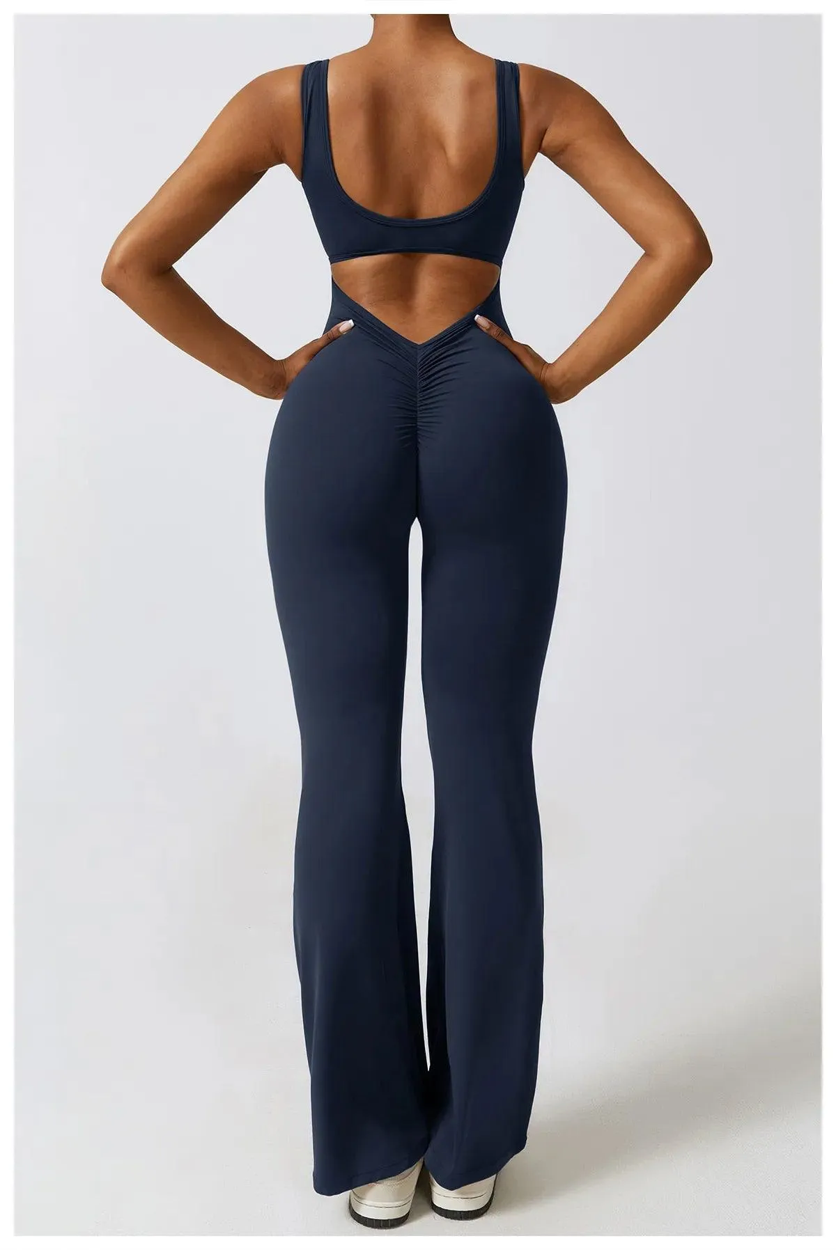 Limitless Flared V-sculpt Jumpsuit