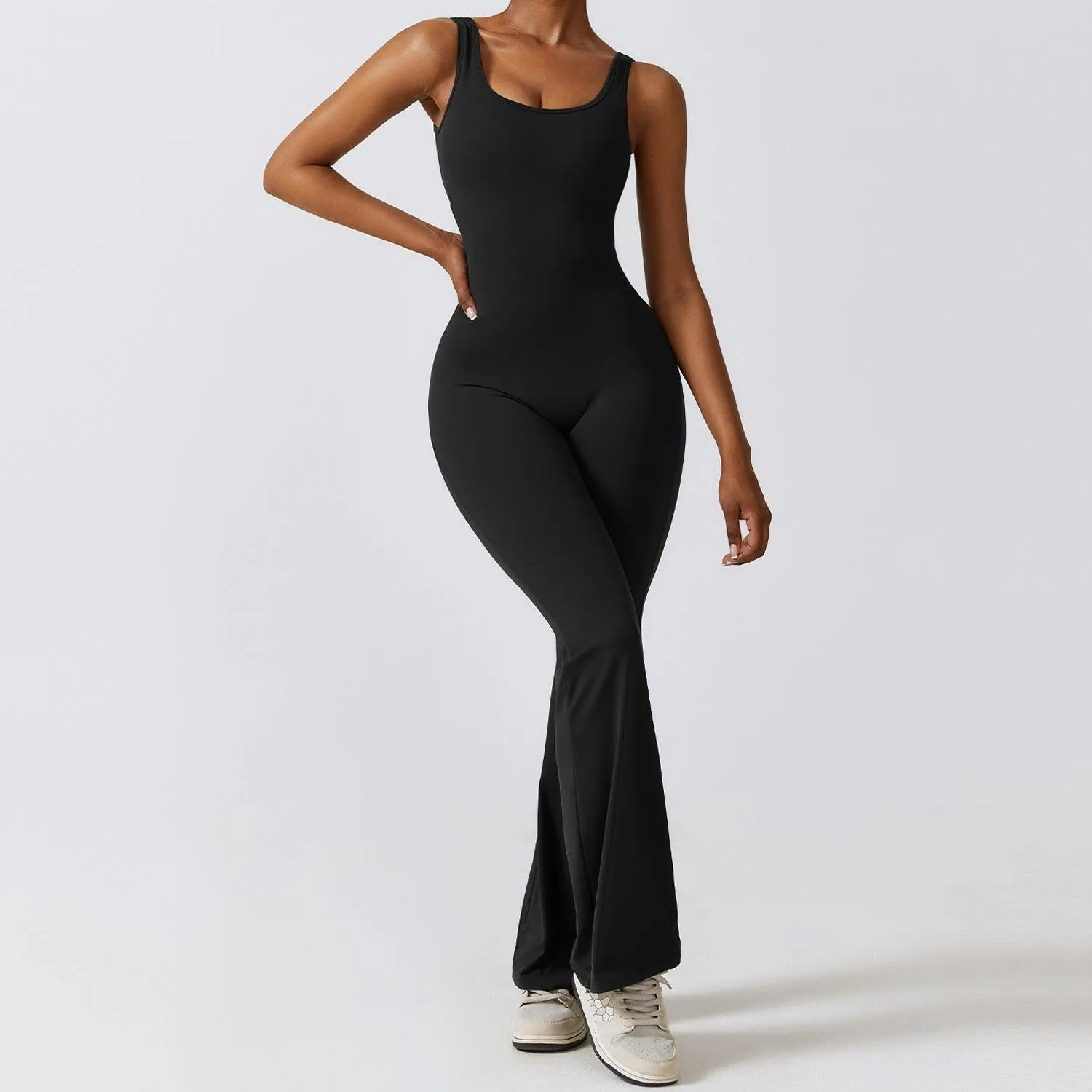 Limitless Flared V-sculpt Jumpsuit