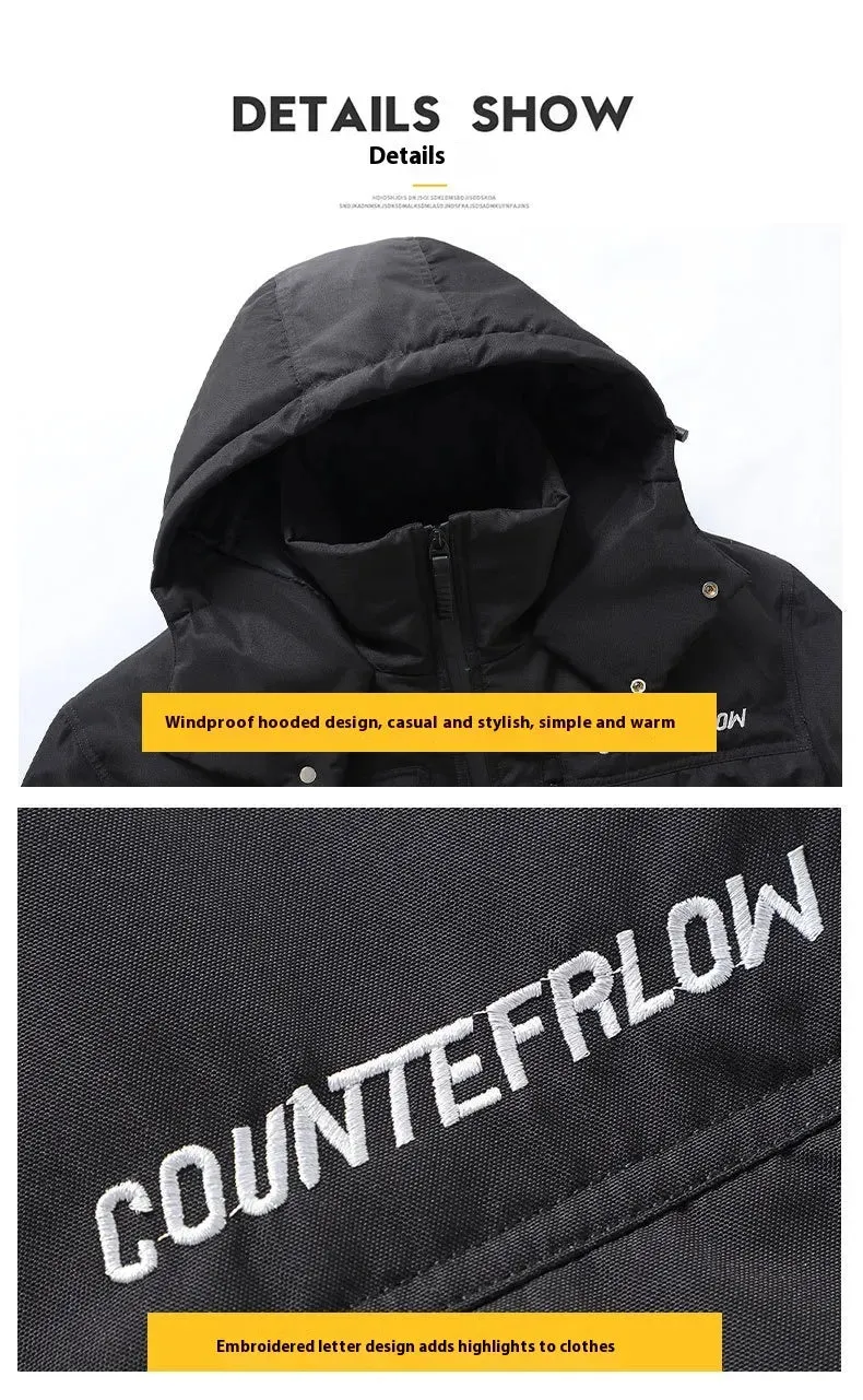 Long Below The Knee Cold-proof Warm Winter New Down Jacket Men