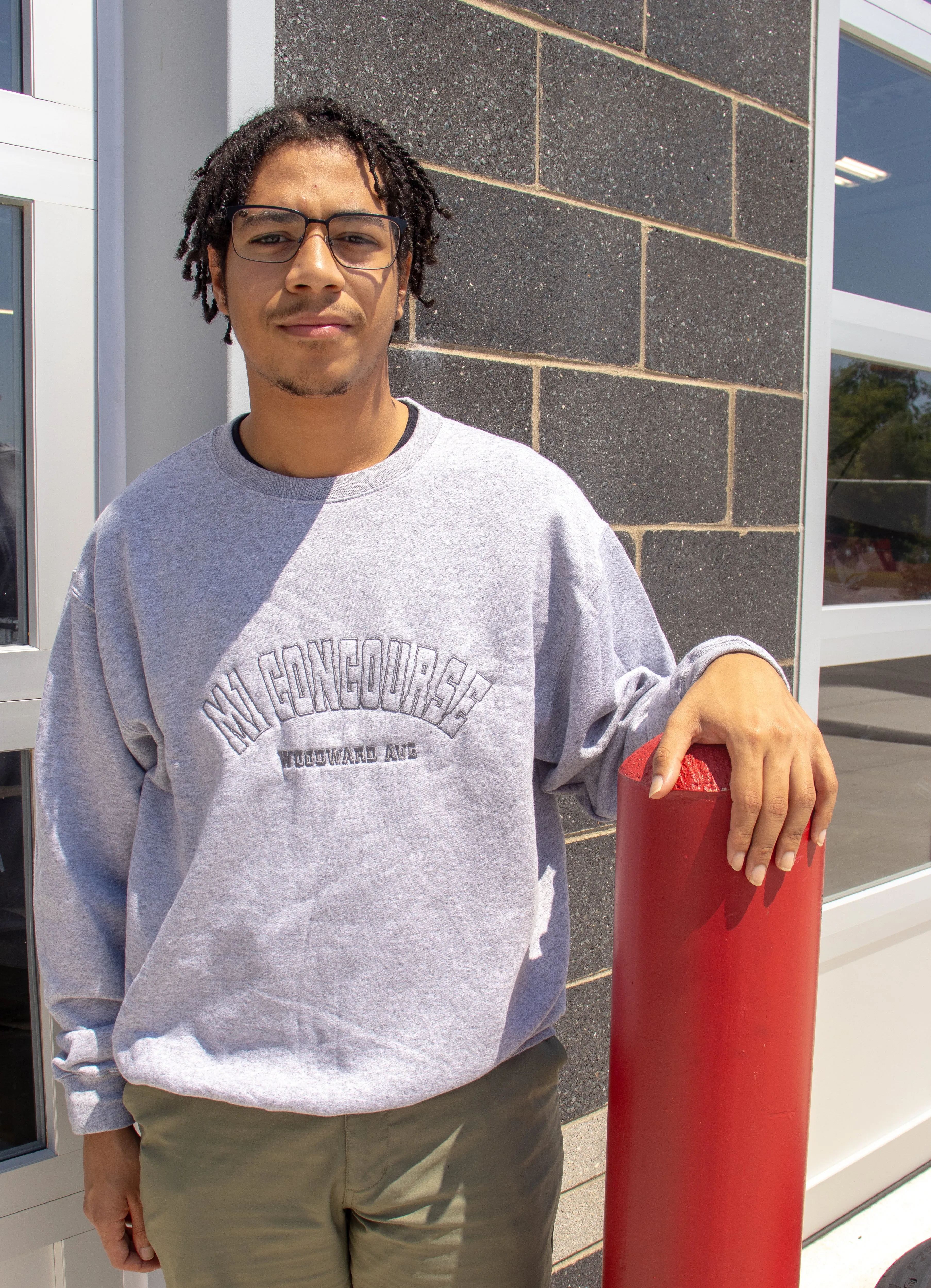 M1 Crew Neck Sweatshirt - "M1 Concourse Woodward Ave"