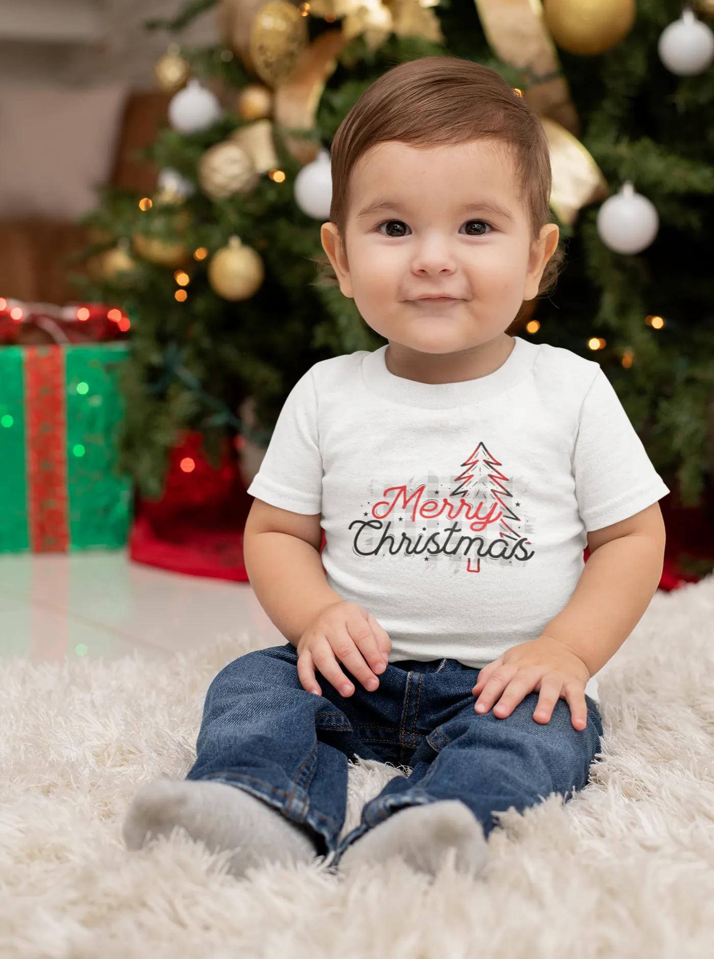 Merry Christmas - Baby Onesie