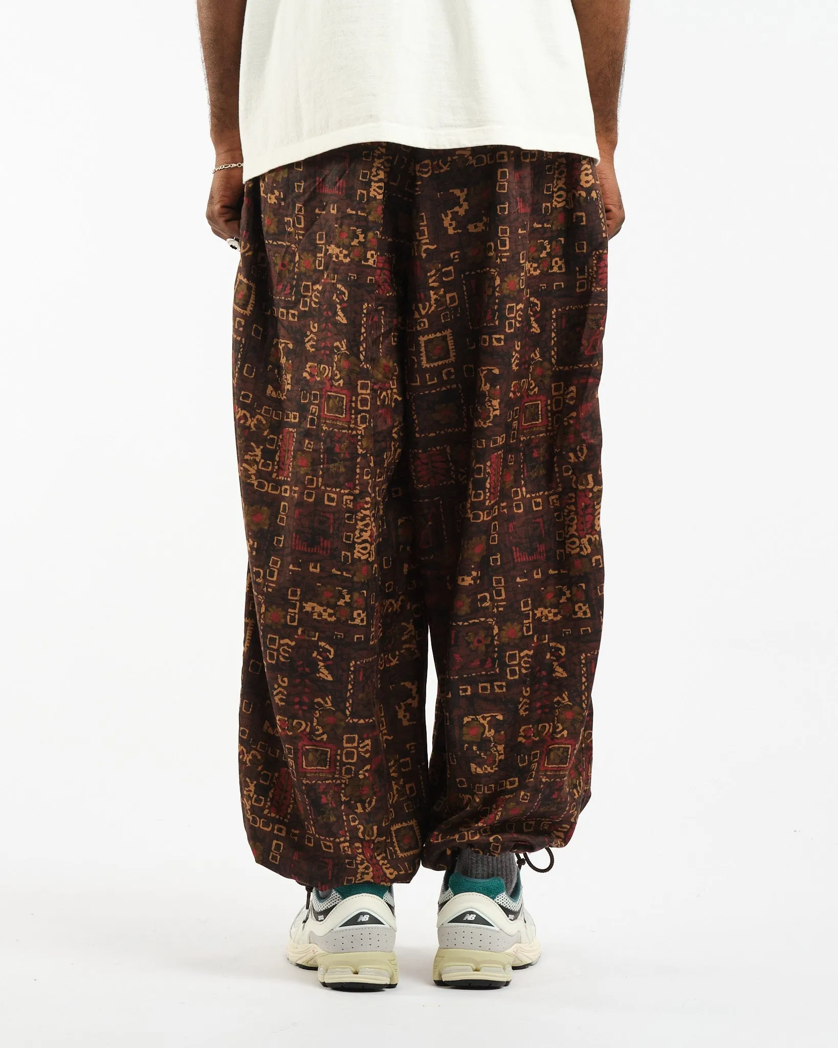 MIL Easy Pants Batik Print PE Brown