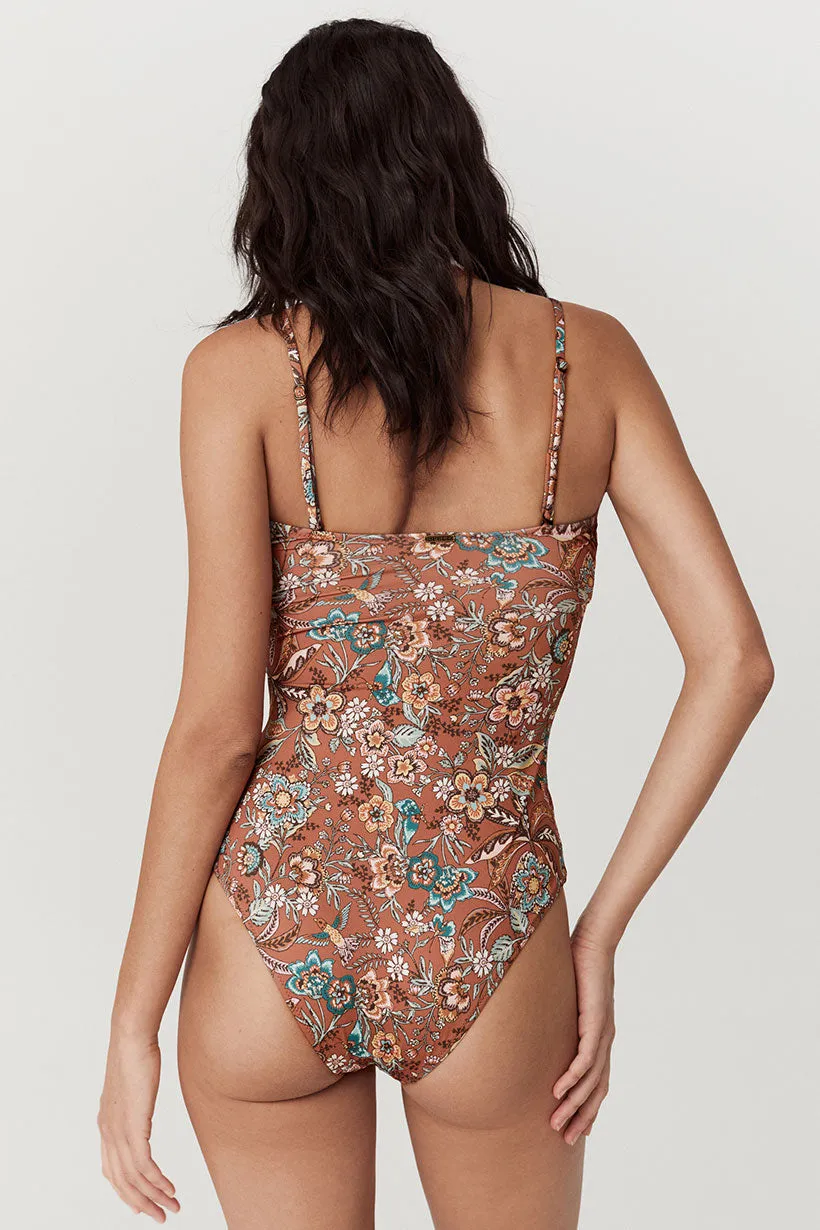 Mojave Lily Lace Up One Piece