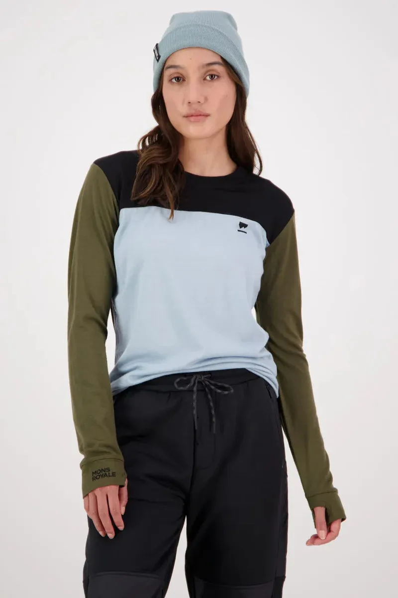 MONS ROYALE Women's 200 Yotei Merino L/S Crew