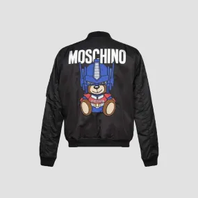 Moschino Couture Transformers Bear Bomber Jacket