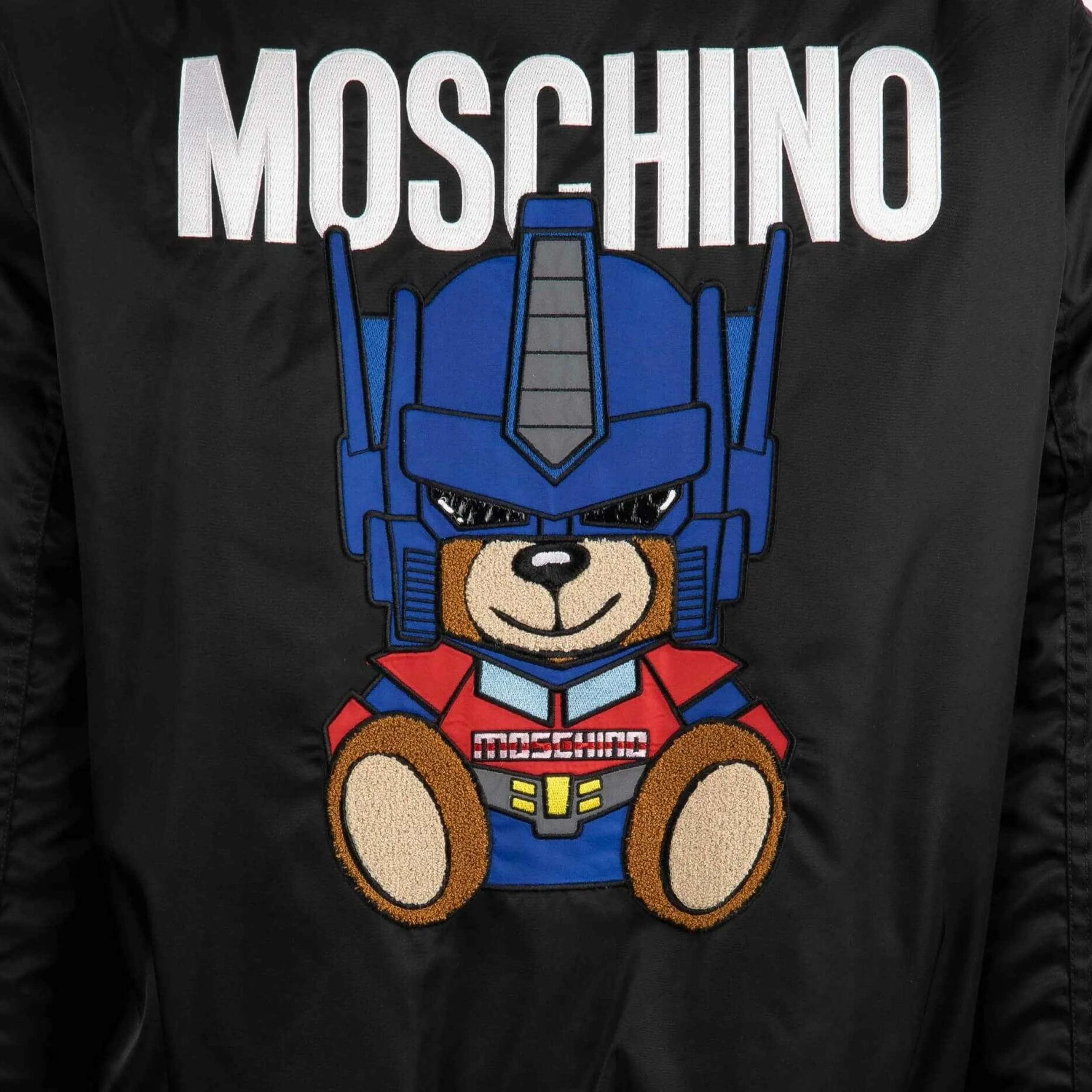 Moschino Couture Transformers Bear Bomber Jacket