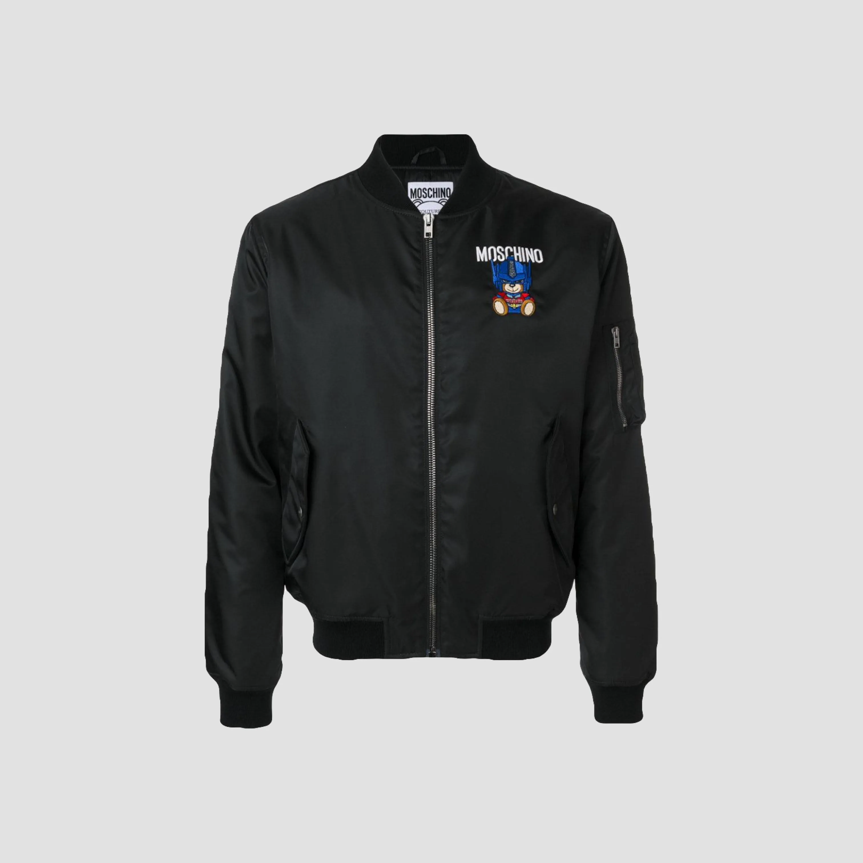 Moschino Couture Transformers Bear Bomber Jacket