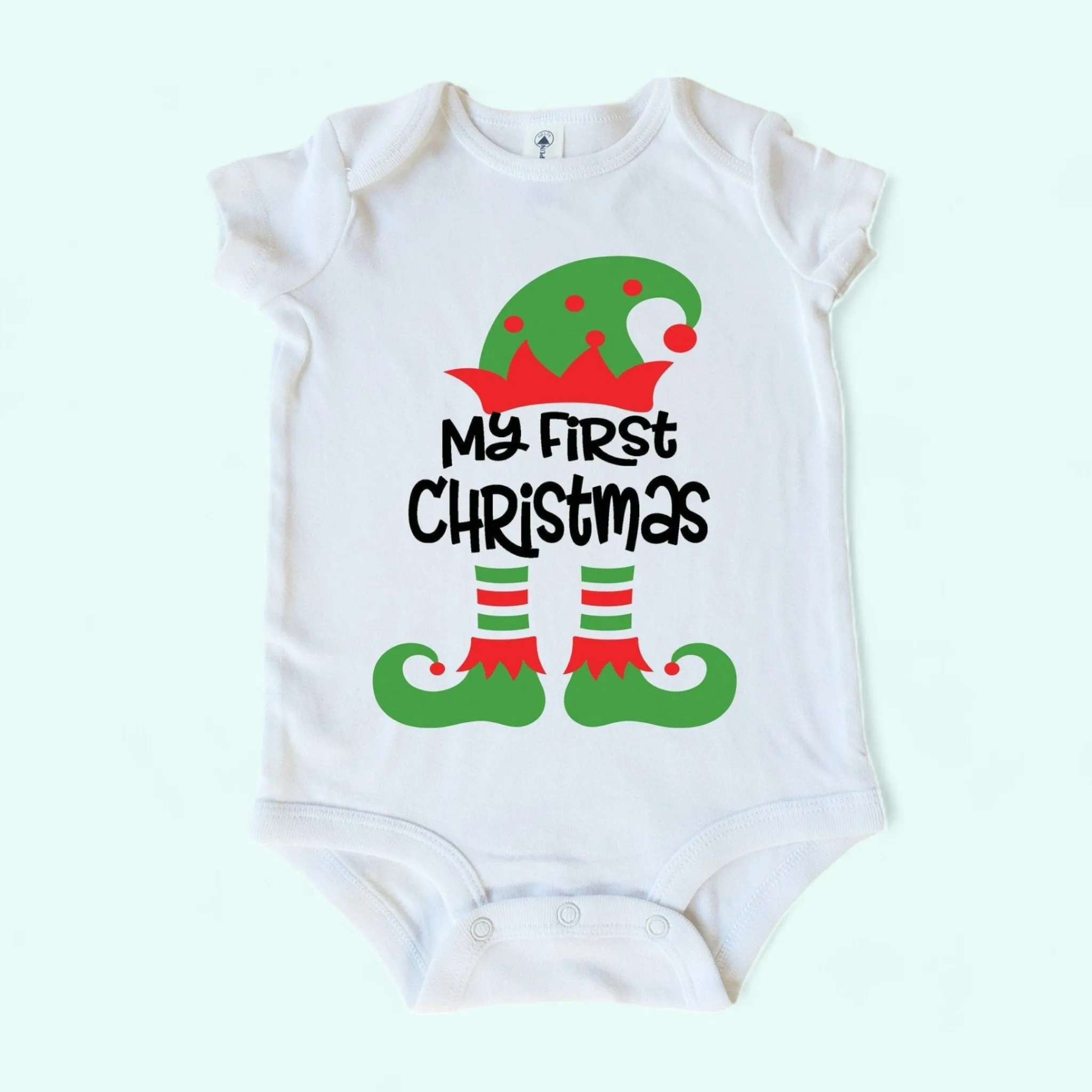 My first Christmas onesie  |  Baby First Christmas |  Elf Christmas Baby bodysuit |  Baby Onesie | Baby Clothes | Newborn Christmas Bodysuit