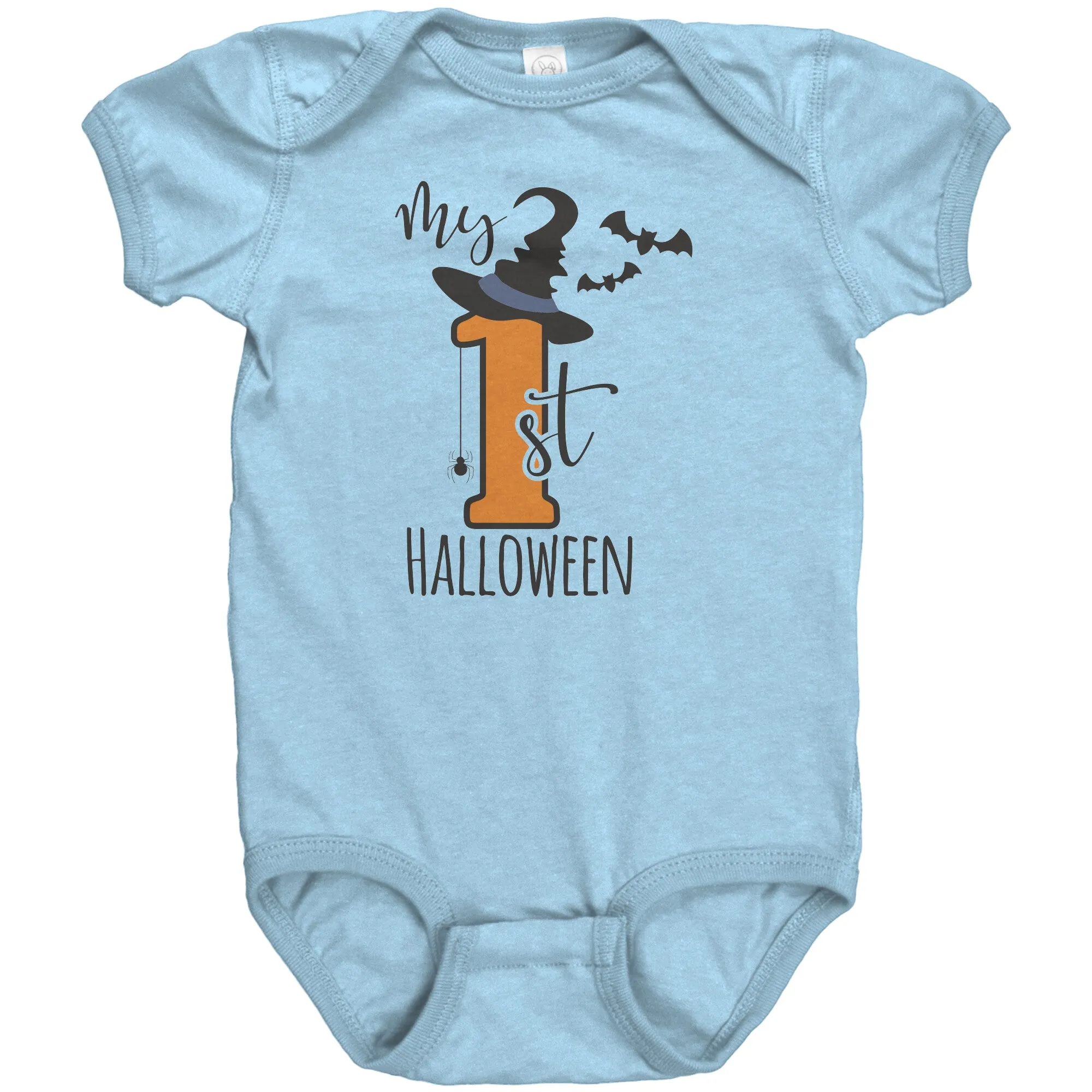 MY FIRST HALLOWEEN Baby's First Snap One Piece Bodysuit