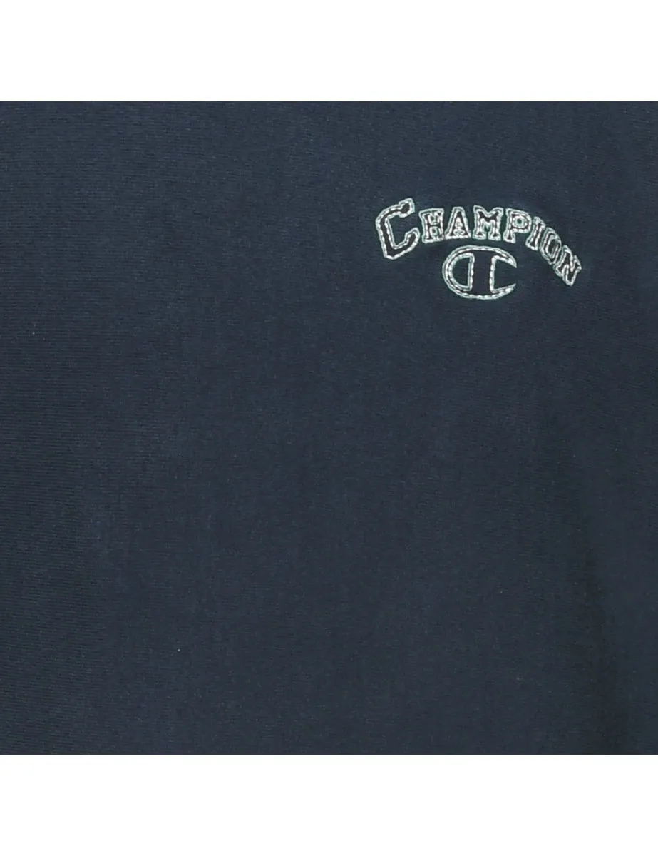 Navy Champion Reverse Weave Plain Sweatshirt - XXL