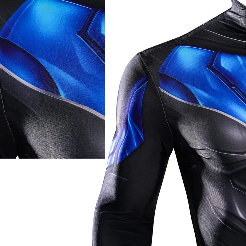 Nightwing Dick Grayson Cosplay Costume Superhero Jumpsuit Halloween Carnival Suit