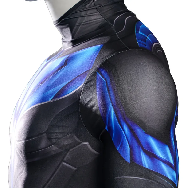 Nightwing Dick Grayson Cosplay Costume Superhero Jumpsuit Halloween Carnival Suit