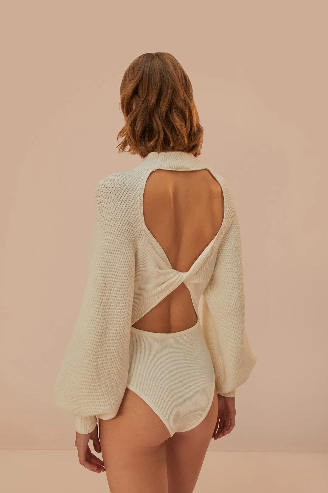 Off-White Knit Bodysuit