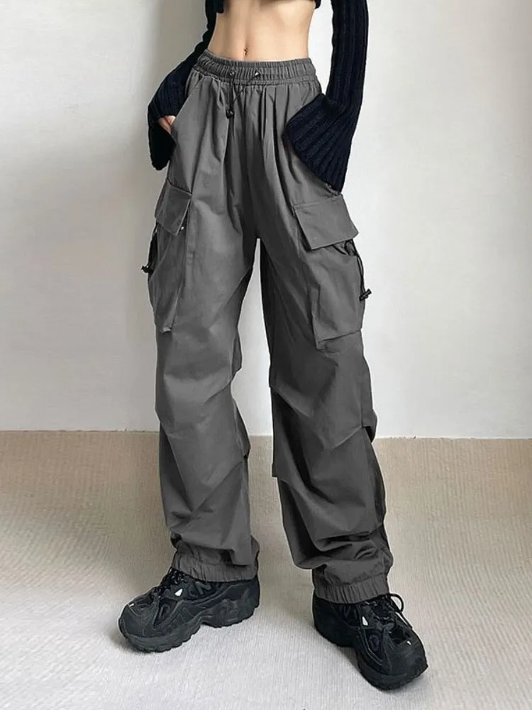 Oversized Cargo Parachute Pants