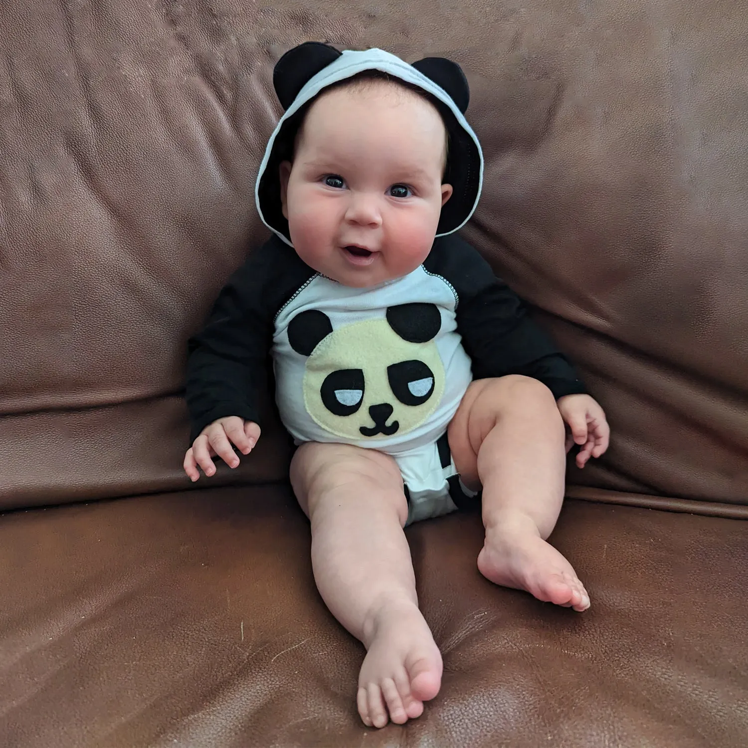 Panda - Infant Bodysuit w/Ears