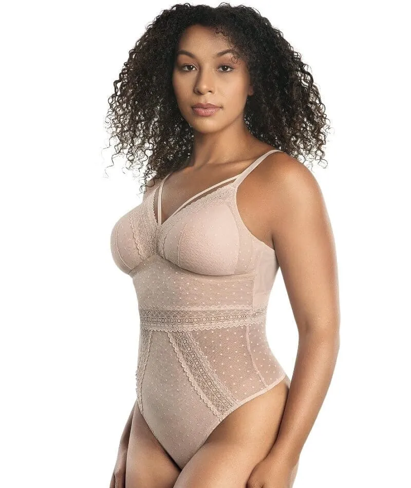 Parfait Mia Dot Bodysuit - Cameo Rose