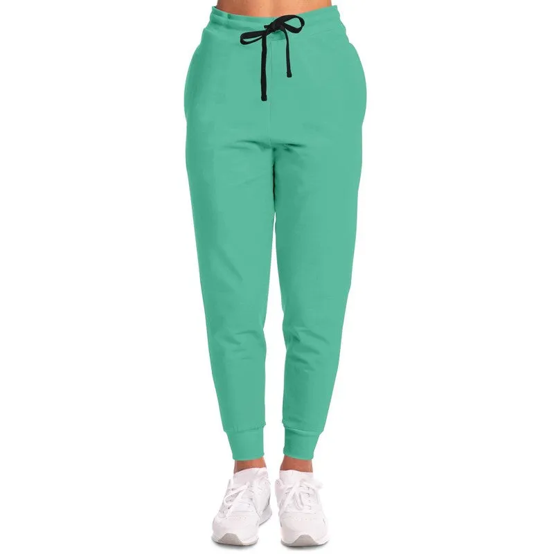 Pastel Cool Green Joggers | Unisex | with PLUS sizes | Bright Pastel Cool Green | C60M0Y45K0