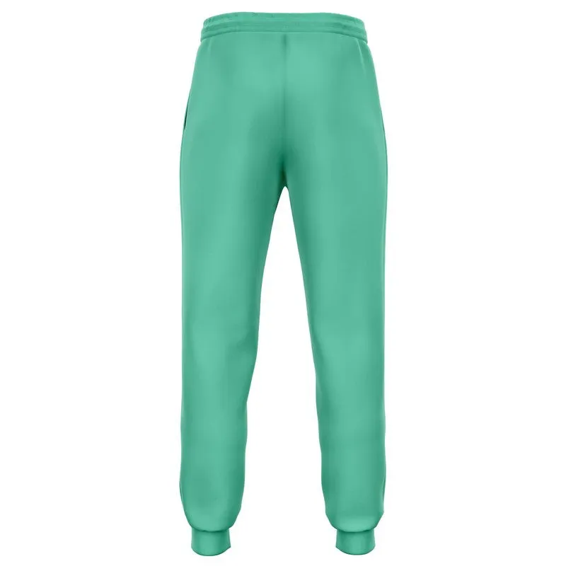 Pastel Cool Green Joggers | Unisex | with PLUS sizes | Bright Pastel Cool Green | C60M0Y45K0