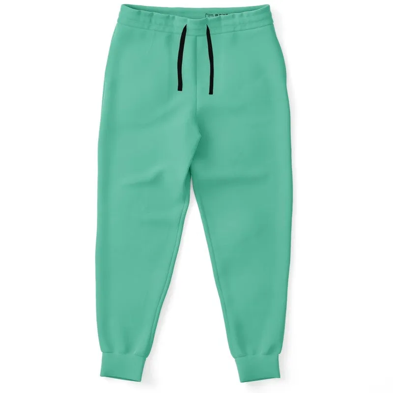 Pastel Cool Green Joggers | Unisex | with PLUS sizes | Bright Pastel Cool Green | C60M0Y45K0