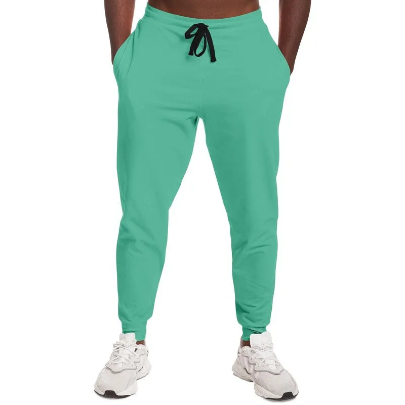 Pastel Cool Green Joggers | Unisex | with PLUS sizes | Bright Pastel Cool Green | C60M0Y45K0