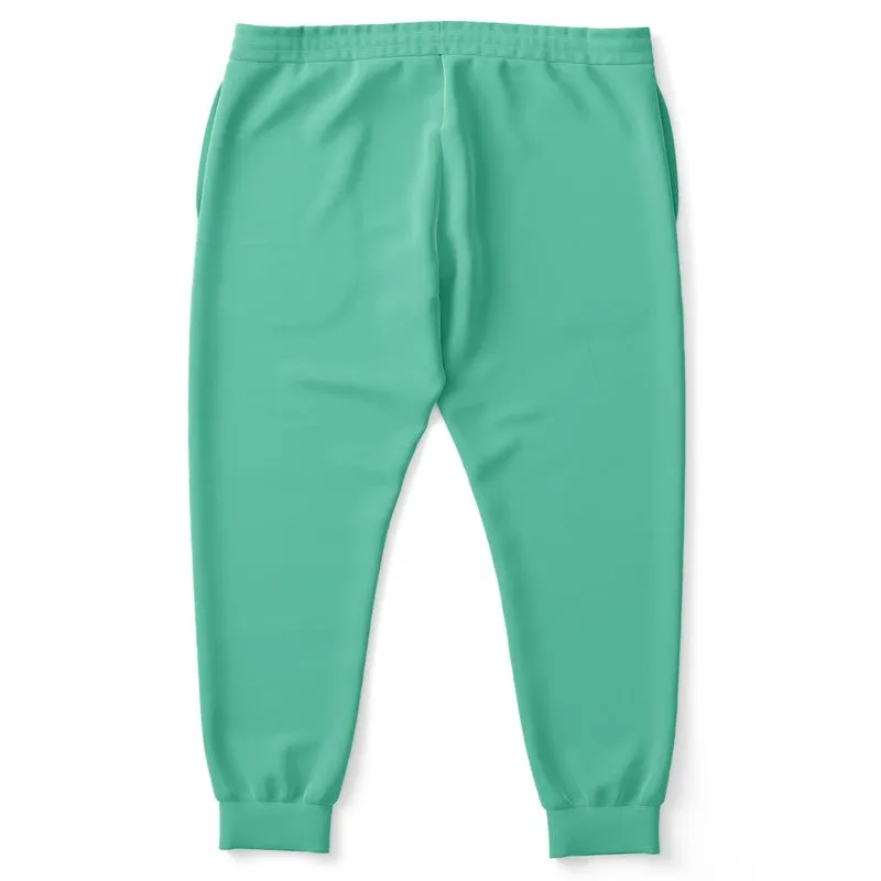 Pastel Cool Green Joggers | Unisex | with PLUS sizes | Bright Pastel Cool Green | C60M0Y45K0