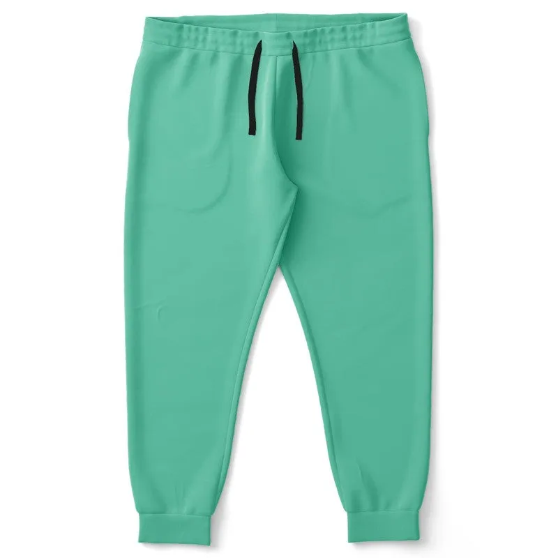 Pastel Cool Green Joggers | Unisex | with PLUS sizes | Bright Pastel Cool Green | C60M0Y45K0