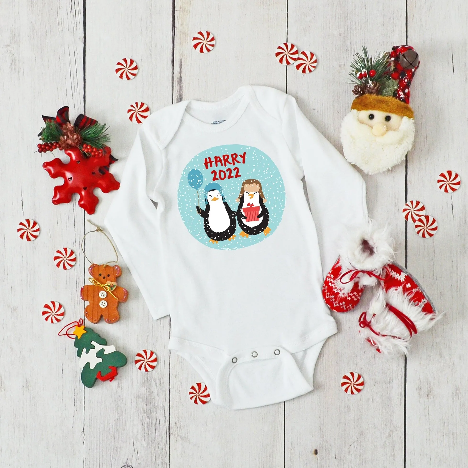 Personalized Christmas Onesie