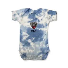 Personalized Tie Dye DC United Bodysuit