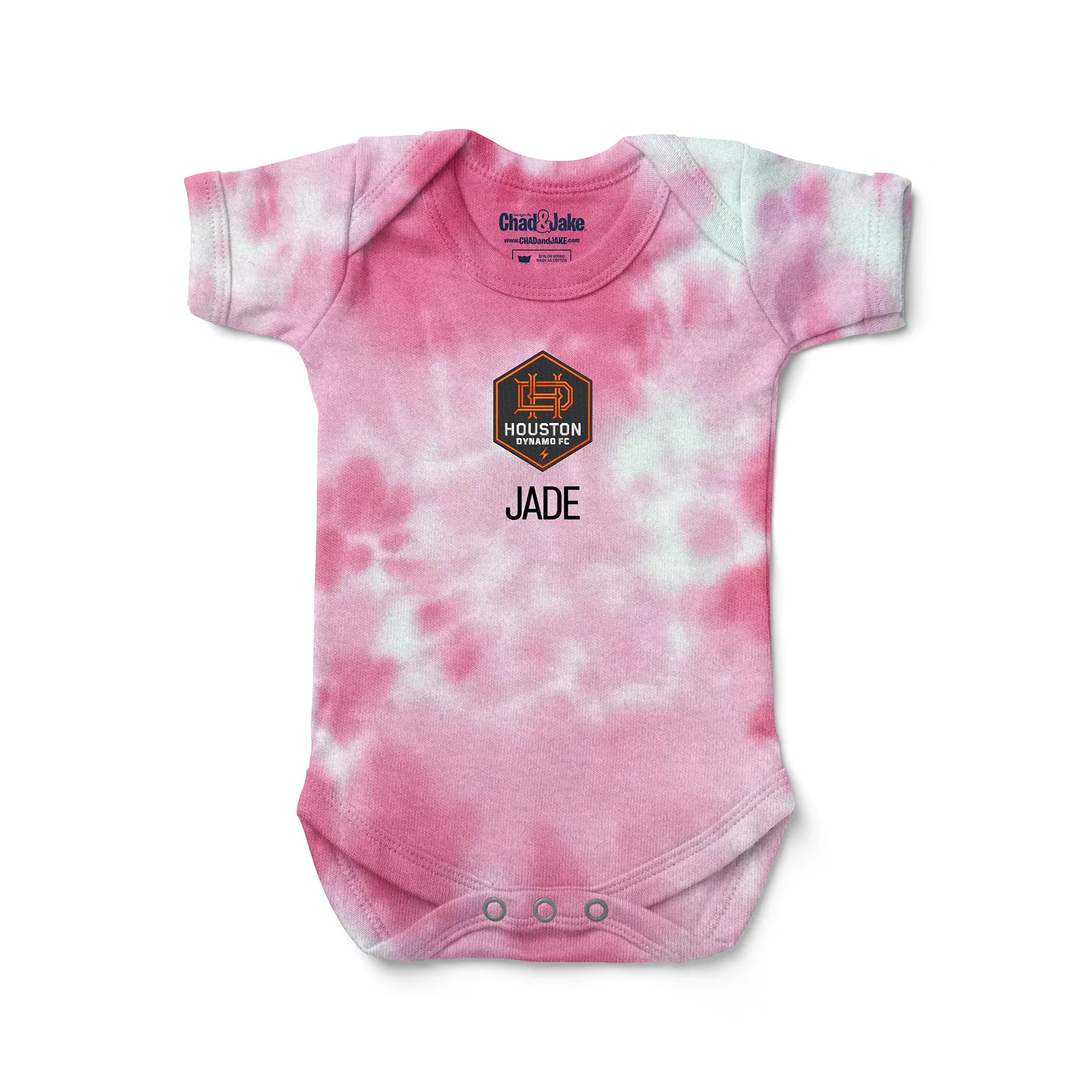 Personalized Tie Dye Houston Dynamo Bodysuit