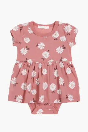 Petit Lem Marguerites Peplum Baby Girls Dress (Size 18M left)