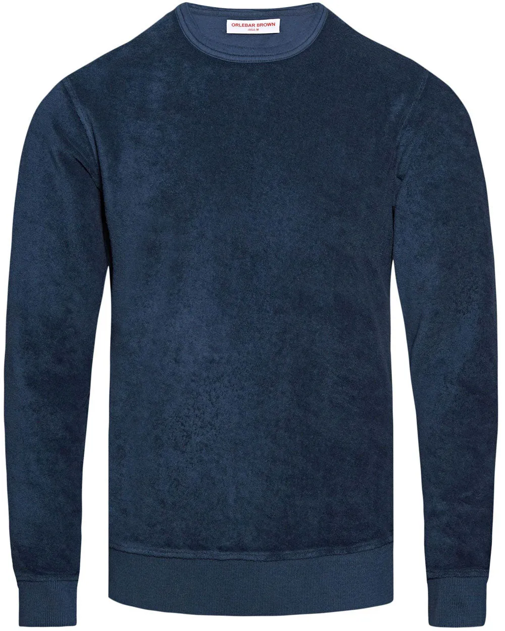 Pierce Toweling Sweatshirt in Navy