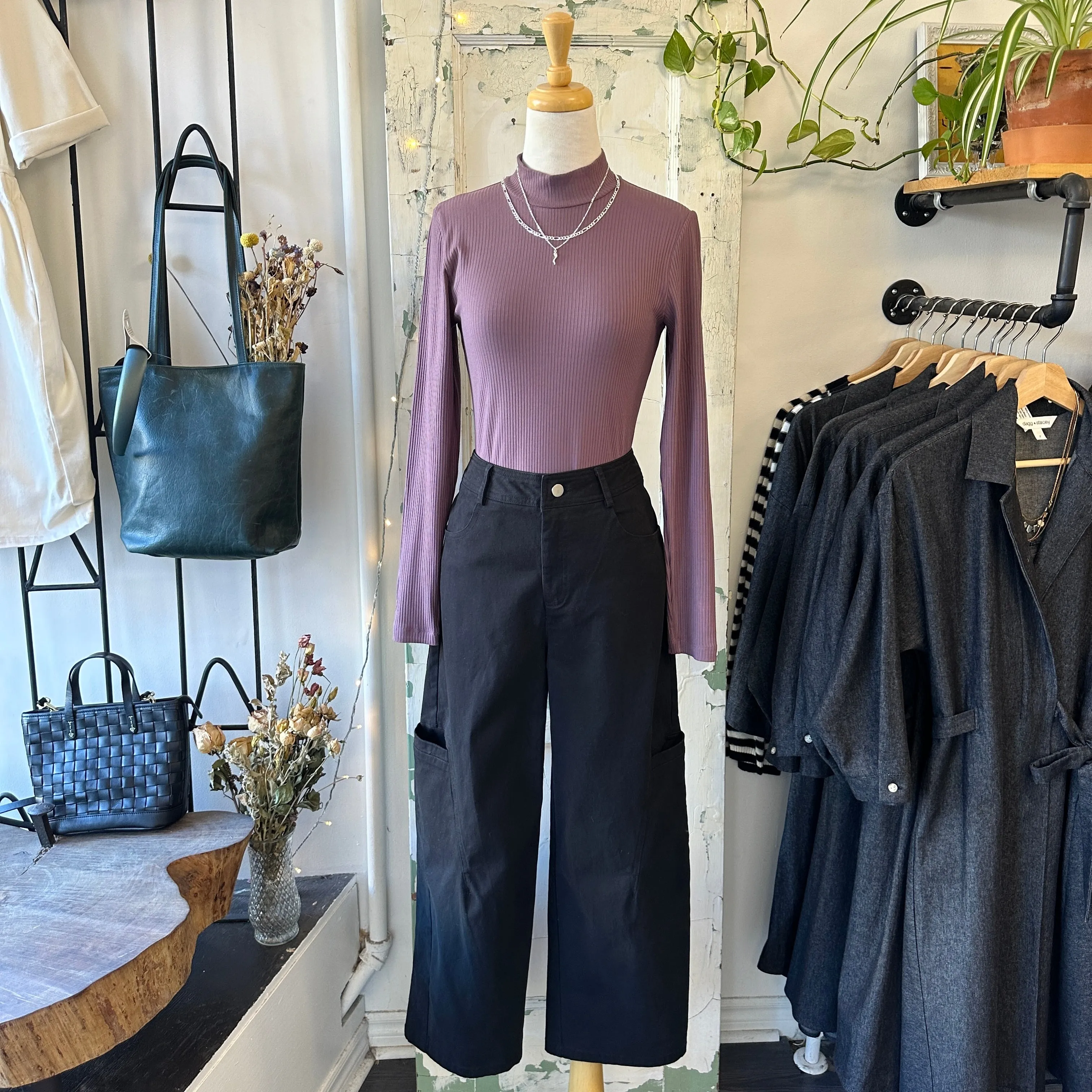 Pink Martini // Rosalie Pants Black