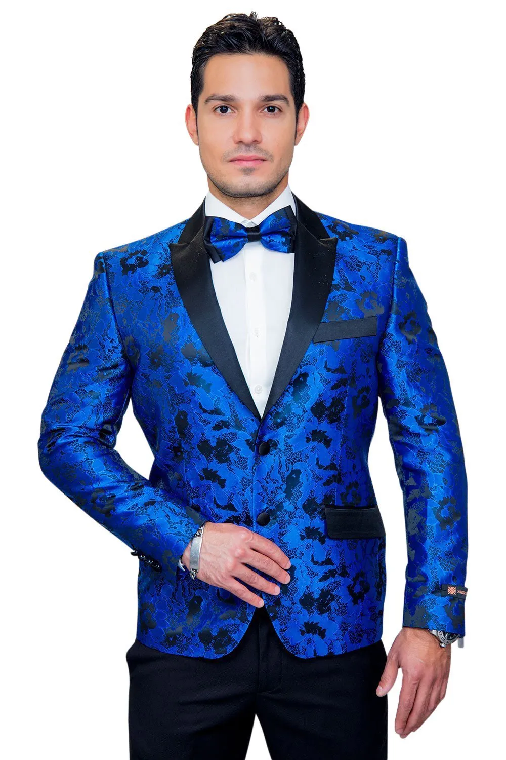 "Amsterdam" Royal Blue Tuxedo Jacket