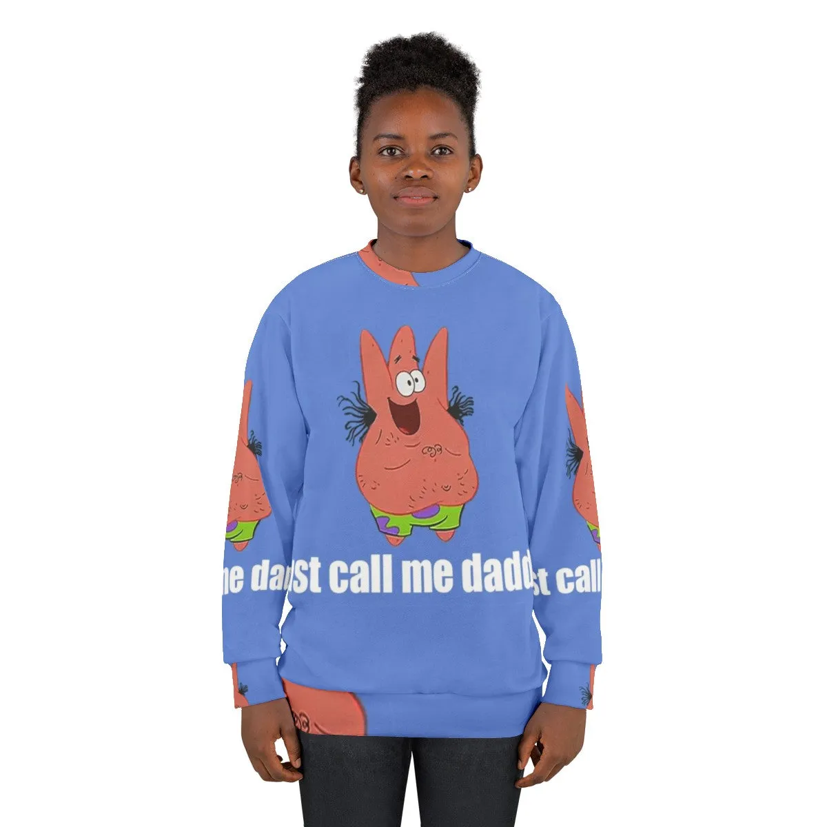 "Patrick Star 'Just Call Me Daddy' Sweatshirt - Spongebob Merchandise"