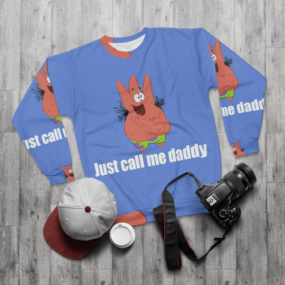 "Patrick Star 'Just Call Me Daddy' Sweatshirt - Spongebob Merchandise"