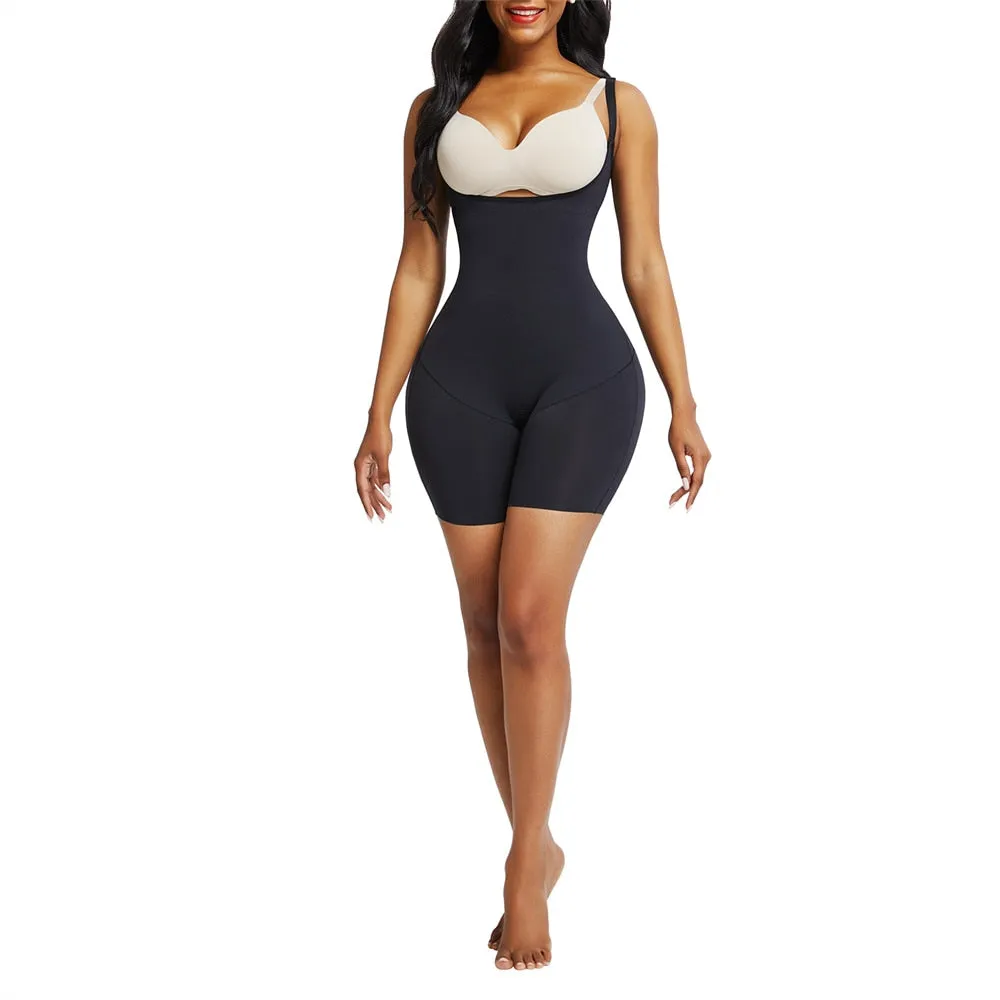 "Waisted" Undetectable Hourglass Open Bust Catsuit Leggings